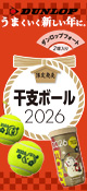 ダンロップ 干支ボール2026年「午」登場
